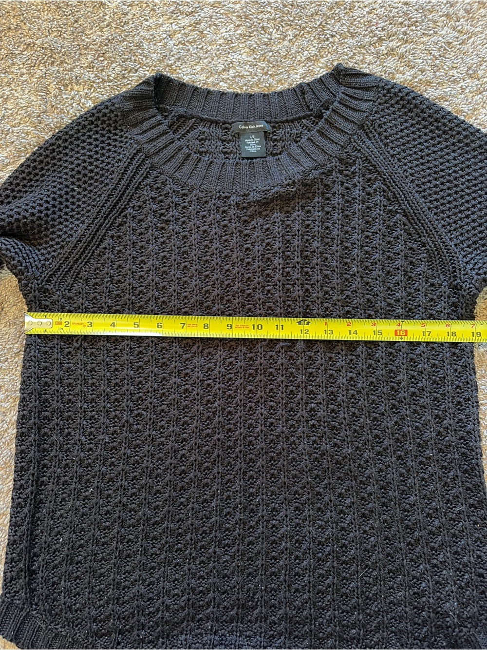 Calvin Klein Women’s Black Knit Sweater - Picture 3 of 8